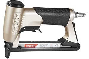meite MT5016S Upholstery Stapler 20 Gauge 1/2-Inch 12.6MM Crown 6-16MM (1/4-Inch to 5/8-Inch) Length Pneumatic Fine Wire Stap