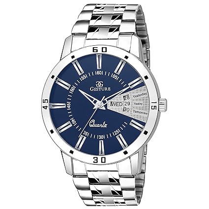 Analogue Blue Dial Mens Watch -1205