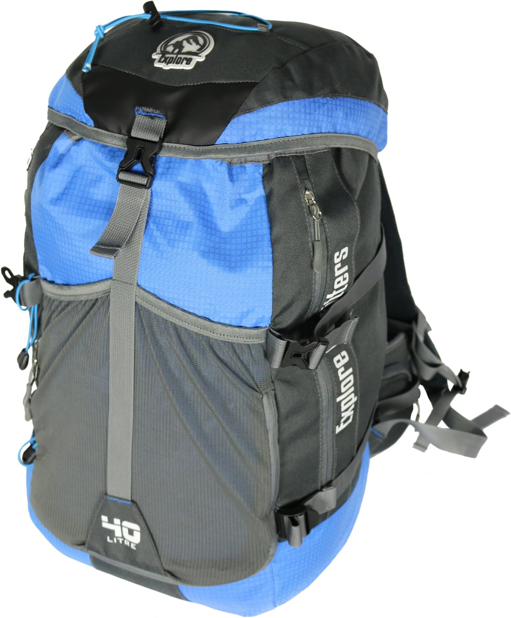 explore outfitters Waterproof Outdoor Hiking Backpack with Internal Frame (Daypack) 40L Best Back Pack for Camping, Backpacking, Travel, Sport