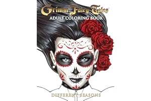 Grimm Fairy Tales Adult Coloring Book Different Seasons