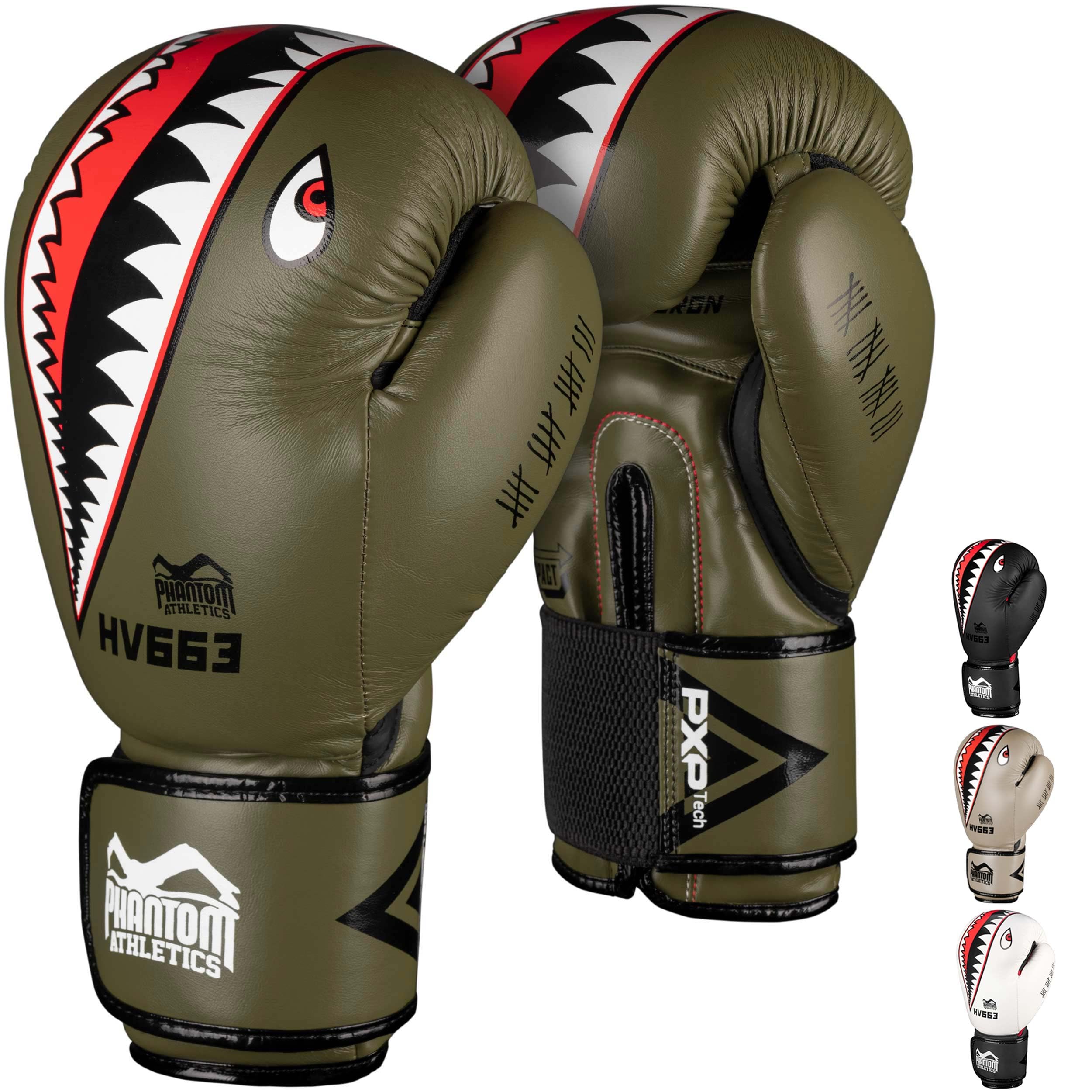 Phantom Boxing Gloves Fight Squad | MMA Thai Boxing Gloves | Men (Fight Squad - Army, 14 oz)