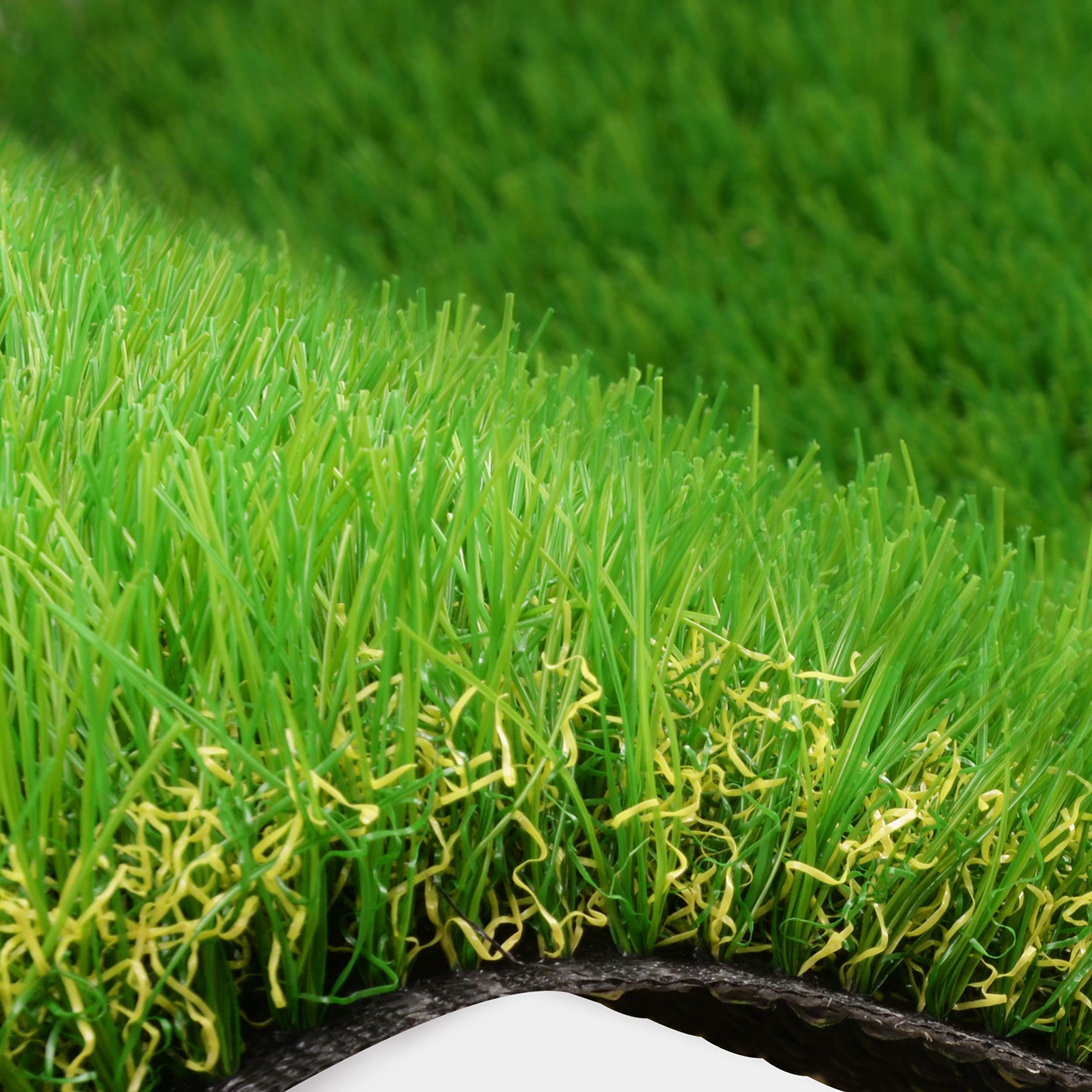 OROOTL Artificial Lawn Grass Turf, Natural Looking Fake Lawn Astro Turf Rug Mat, Indoor Outdoor Synthetic Grass Lawn for Dog Pet Patio Landscape Garden Self-draining Outdoor Carpet Rug
