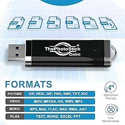 ThePhotoStick® Omni 128GB USB Flash Drive & Memory