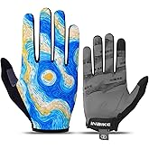 INBIKE Cycling Gloves for Men Women Full Finger Breathable Bike Gloves, Anti-Slip Touchscreen Biking Bicycle Road Running