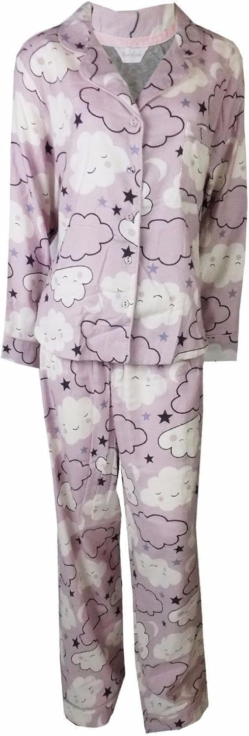 Marks and Spencer Ladies Ex M&S Brushed Cotton Pyjamas PJS Loungewear