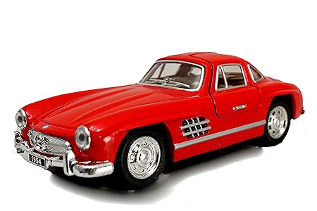 Modellauto / Mercedes 350 SL / mit Rückzugantrieb / ca. 12 cm / Vier Farben / Rot / Weiss / Silber oder Schwarz / Zufallsausw