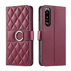 Lucyliy Compatible with Sony Xperia 5 IV Case Flip