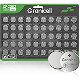 Granicell 2032 Battery Compatible with AirTag CR2032 Lithium 3V Coin Battery for Child Safety, Suitable for Key Fobs, Smart S