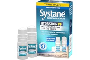 Systane Hydration Multi-Dose Preservative-Free Eye Drops Dry Eye Relief Twin Pack (2x10ml)