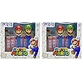 PEZ Super Mario Gift Set Pack of Two, includes Mario & Donkey Kong, Mario & Luigi with Pez Candy