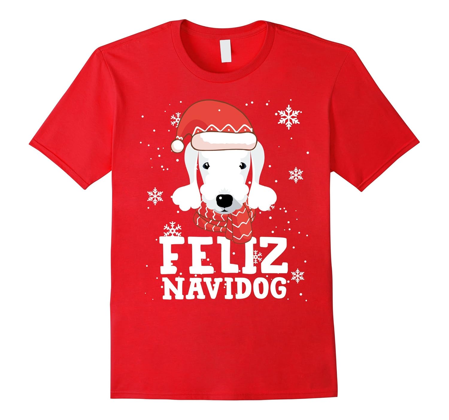 Feliz Navidog Bedlington Terrier Dog Ugly Xmas Sweater Shirt-ANZ