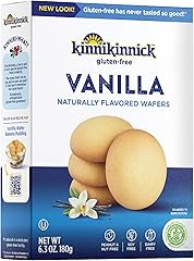 Kinnikinnick Gluten Free Vanilla Wafers, 6.3 oz Box, Allergy Friendly, Dairy Free, Kosher