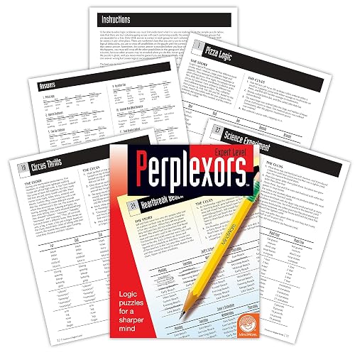 MindWare Perplexors Expert Level Logic Puzzle Book – Deductive ...