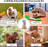 Vibbang Wooden Hamster Water Bottle Holder 125ML Adjustable Stand view 5