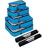 HERO Packing Cubes (5 Set) with 2 Bonus Laundry Bags