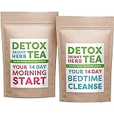 14 Day Teatox: Detox Skinny Herb Tea - Effective Detox Tea - Helps with Bloating and Constipation - Supports Body Cleanse - 100% NATURAL