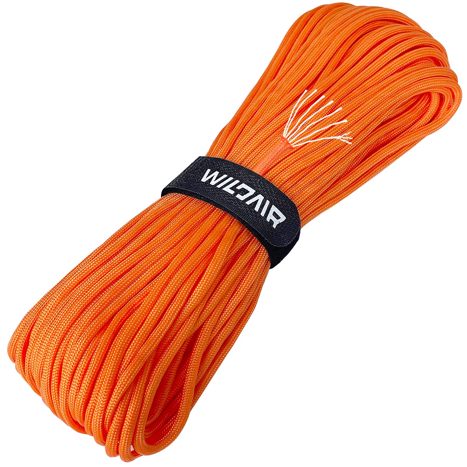 Paracord Lanyard Parachute Cord-7 triple strands 100FT Outdoor Camping (Orange)