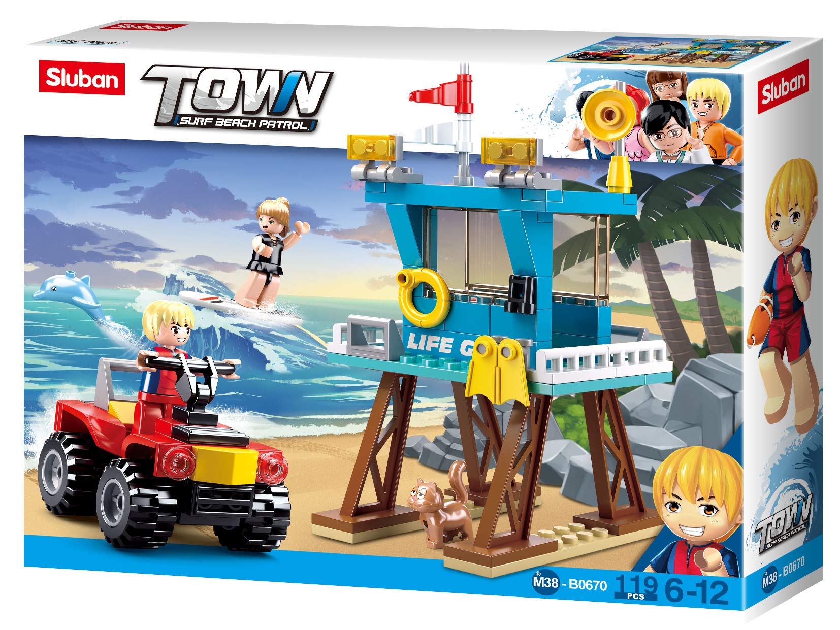 Sluban BEACH RESCUE - Life guard tower