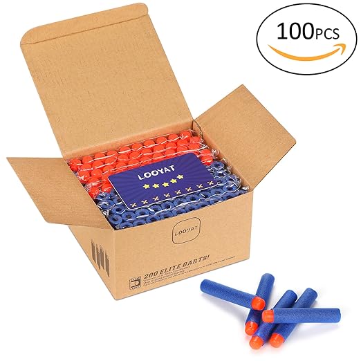 100 Stück MEGA-Packung Nerf kompatible Pfeile in top Qualität. Nachfüllpack und sofort mehr Munition für alle. Die Darts sind