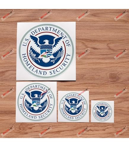 Vinyl-Aufkleber, Motiv: US-Department Of Homeland, Sicherheitssiegel