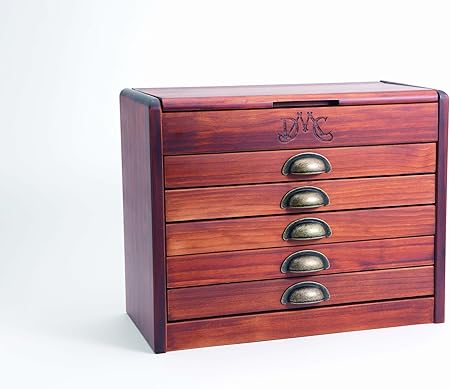 Der Exklusive Dmc Holzschrank Befullt Mit Allen 500 Stickgarnen Das Wunderbare Geschenk Fur Sie Selbst Oder Andere Jetzt Noch Zum Super Sparpreis Amazon De Kuche Haushalt