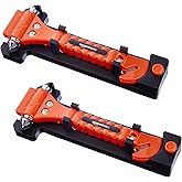 Amazon Basics Emergency Seat Belt Cutter and Window Hammer Tool, Car Accessories, 2 Pack