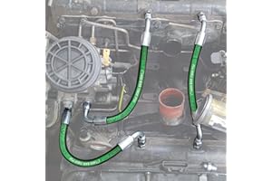 3mirrors High Pressure Oil Pump HPOP Hoses Lines & Crossover Replacement Kit Compatible with Ford Excursion F250 F350 F450 F550 Super Duty 1999-2003 7.3L Powerstroke Turbocharged Engine