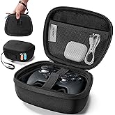 JSAUX Carry Case for Nintendo Switch 2 Pro Controller, Travel Protective Case All-around Protection Portable Carrying Bag -Black