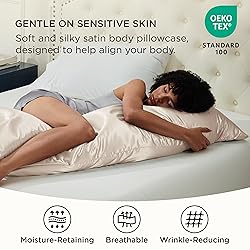 Bedsure Body Pillow Cover 20x54 Inches - Beige