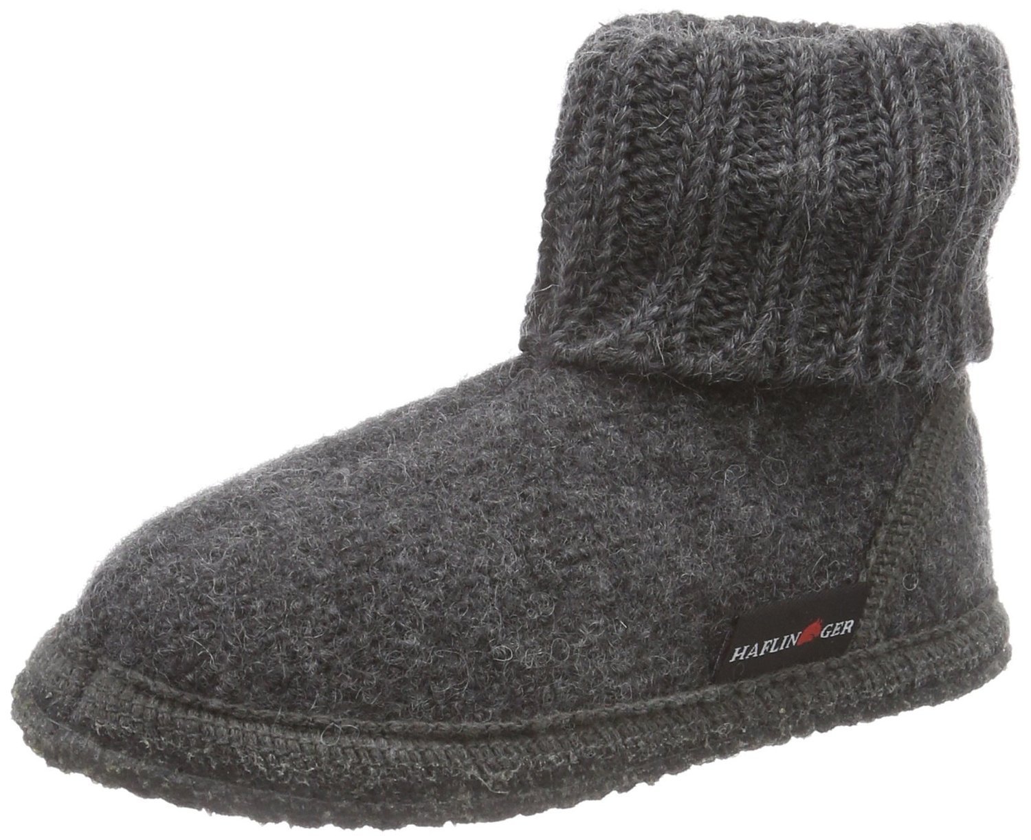 haflinger childrens boiled wool slippers