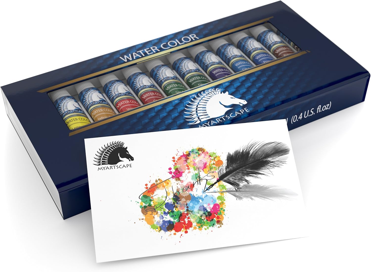 Myartscape Watercolor Paint Set, 12 x 12ml Tubes, Lightfast, Highly Pigmented, Vibrant Colors, Fade Proof - Image 3