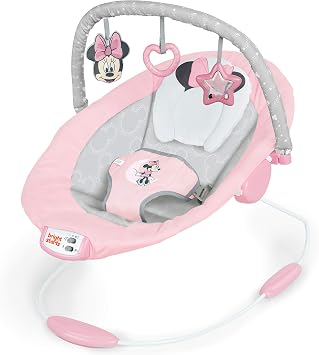 bouncer bright starts minnie mouse rosa