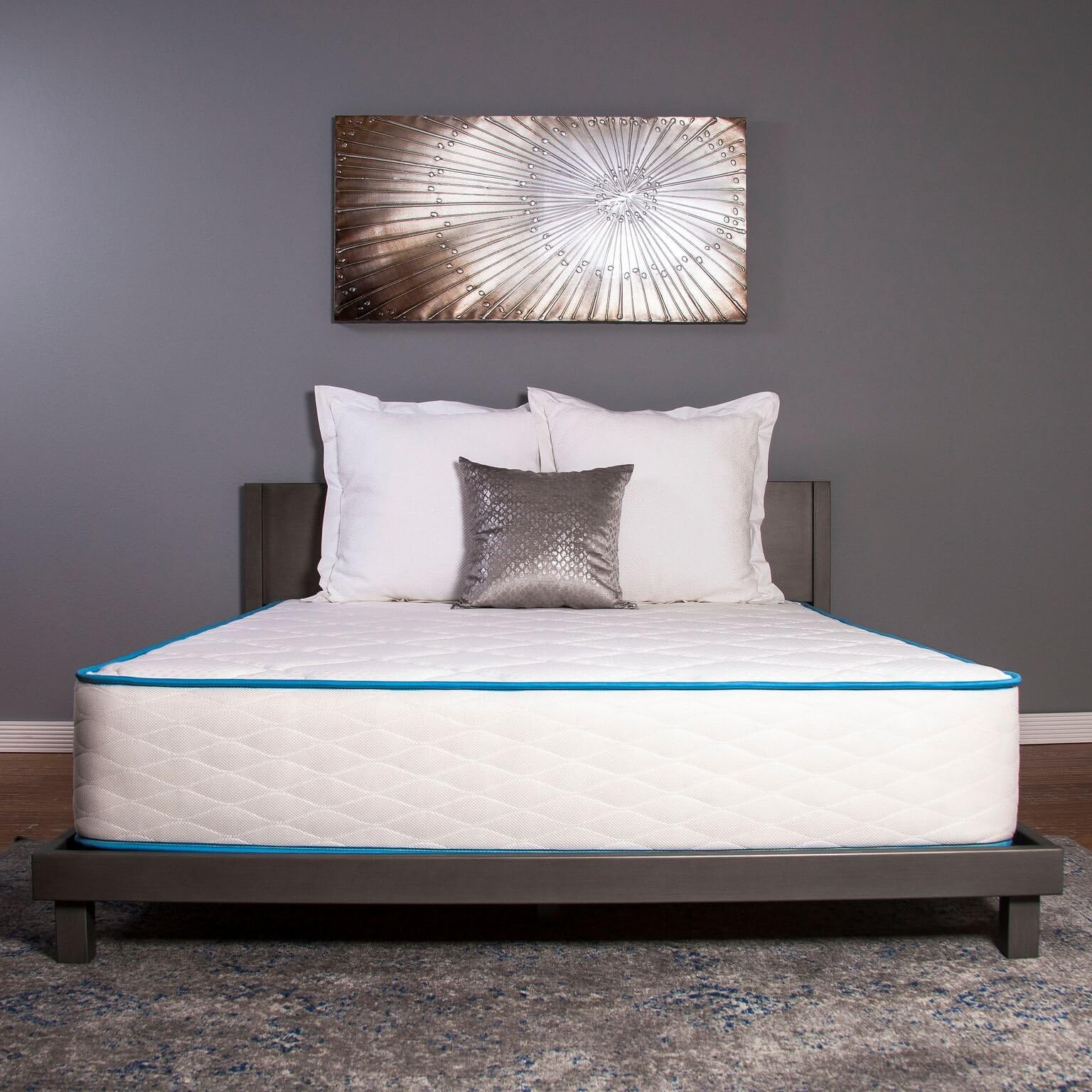 Arctic Dreams 10" Hybrid Cooling Gel Mattress with Quick Response Gel Infused Memory Foam, Full XL