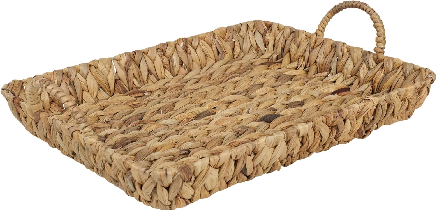 URBNLIVING - Cesta de Almacenamiento de Jacinto de Agua Natural