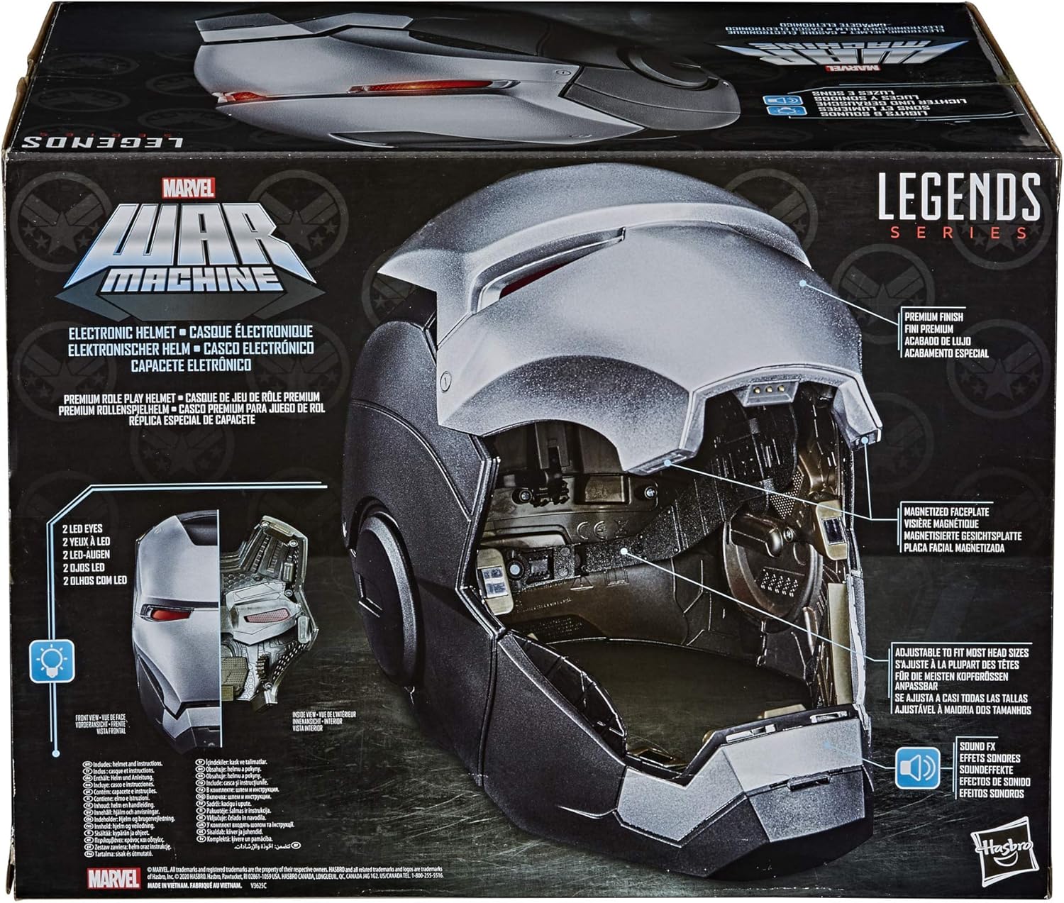 AVN LEGENDS GEAR WAR MACHINE HELMET, Silver - Image 4