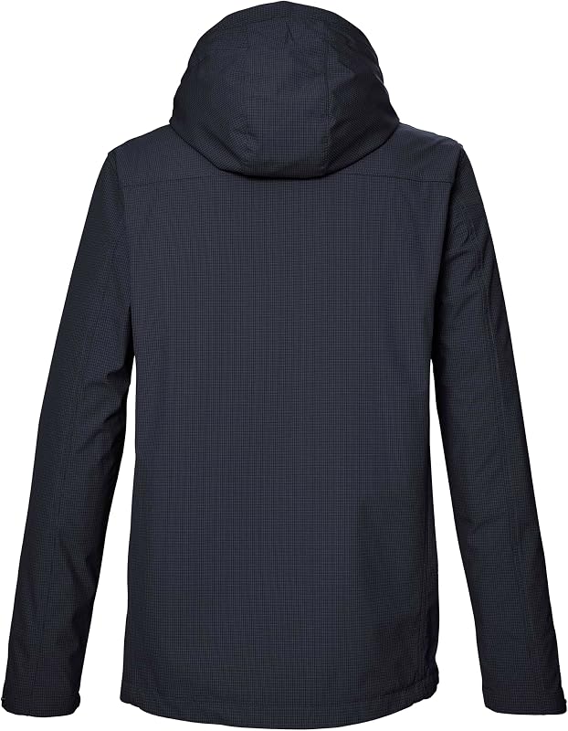 Hombre Chaqueta softshell/chaqueta de exterior con capucha con cremallera GS 82 MN SFTSHLL JCKT, dunkelnavy, XL, 43117-000
