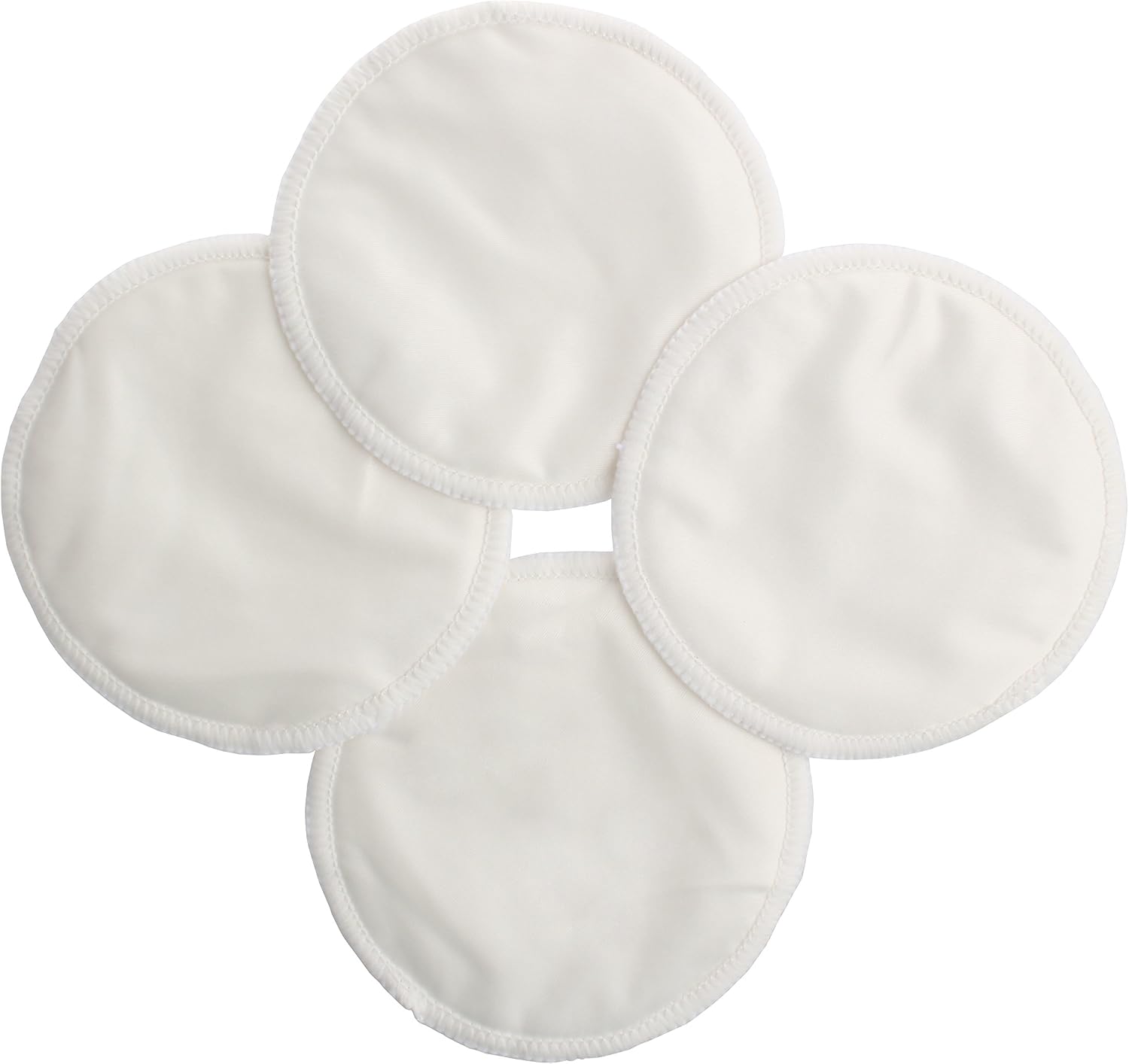 Ana Wiz Washable Bamboo Breast Pads (Pack of 4, Natural Pack), 1 unité (Lot de 4) - Image 4