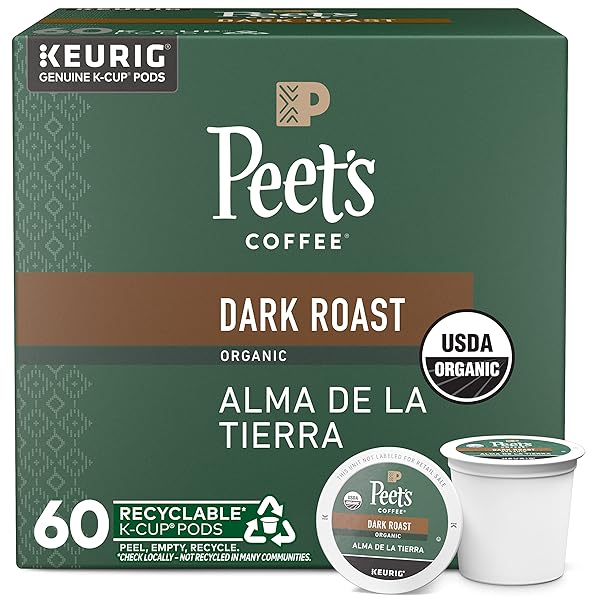 PEET’S COFFEE, USDA ORGANIC DARK ROAST KEURIG K-CUP...