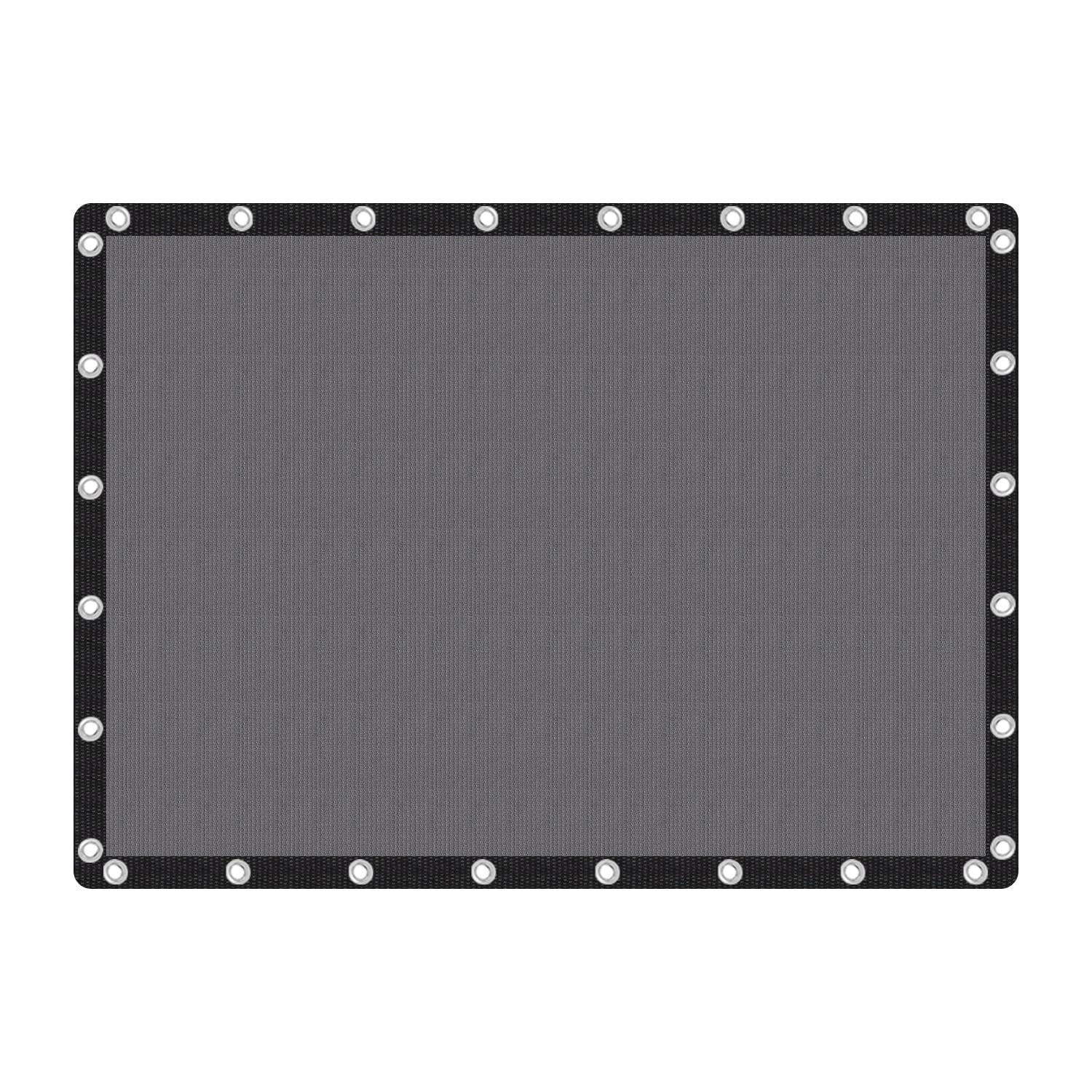 Photo 1 of VICLLAX Shade Fabric Sun Shade Cloth Privacy Screen with Grommets for Patio Garden Pergola Cover Canopy 10x14 FT, Grey