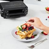 Breville 3-in-1 Ultimate Snack Maker Deep Fill Toastie Waffle Panini UK Plug view 7