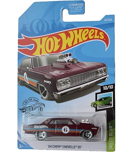 Amazon.com: Hot Wheels '64 Chevy Chevelle SS Black Die-cast