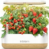 inbloom Hydroponics Growing System 12 Pods, Indoor Herb Garden with LEDs Full-Spectrum Plant Grow Light, Water Shortage Alarm, Automatic Timer, Height Adjustable,Gardening Gifts for Women, White