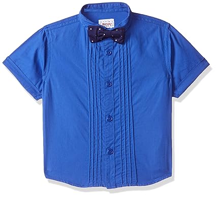 Donuts Baby Boys Plain Regular fit Shirt (Pack of 2)