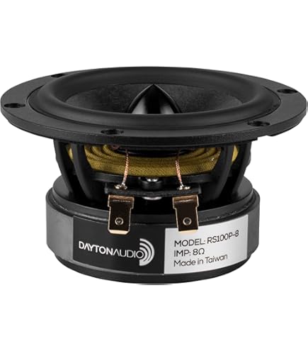 自作 Dayton Audio 10cmフルレンジ RS100ー4 Amazon.com: Dayton Audio RS100-4 4