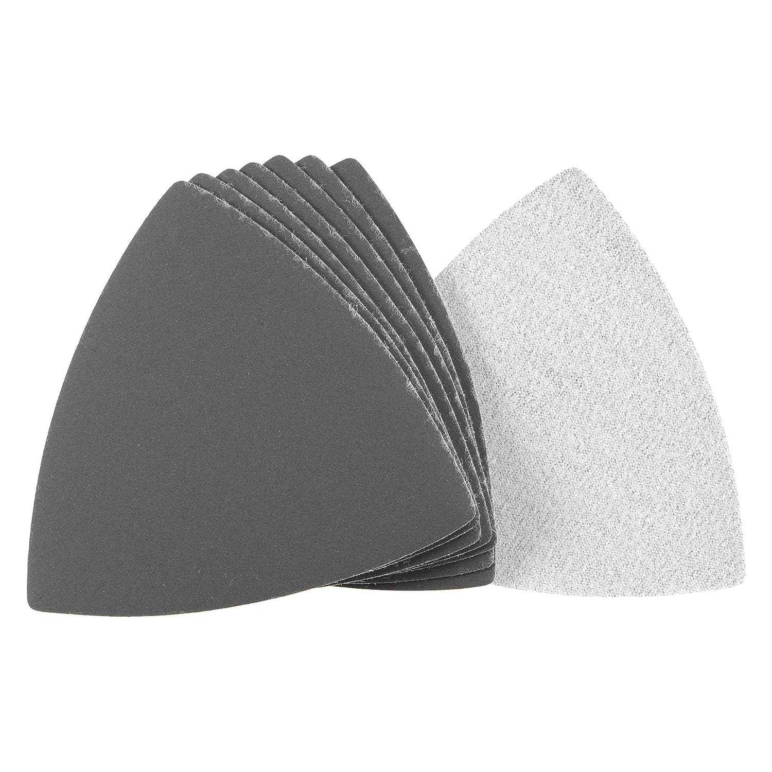 TA-VIGOR 8Pcs 800 Grit Triangular Sandpaper, 90mm Hook and Loop Sanding Pad Fit 3-1/2 Oscillating Multi-Tool, Electrostatic Sand Planting Sanding Paper Silicon Carbide for Wet and Dry Use — image 1