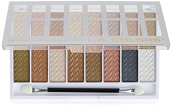 Amazon Com L A Colors 16 Color Eyeshadow Palette Sweet 1 02 Ounce Eye Shadows Beauty