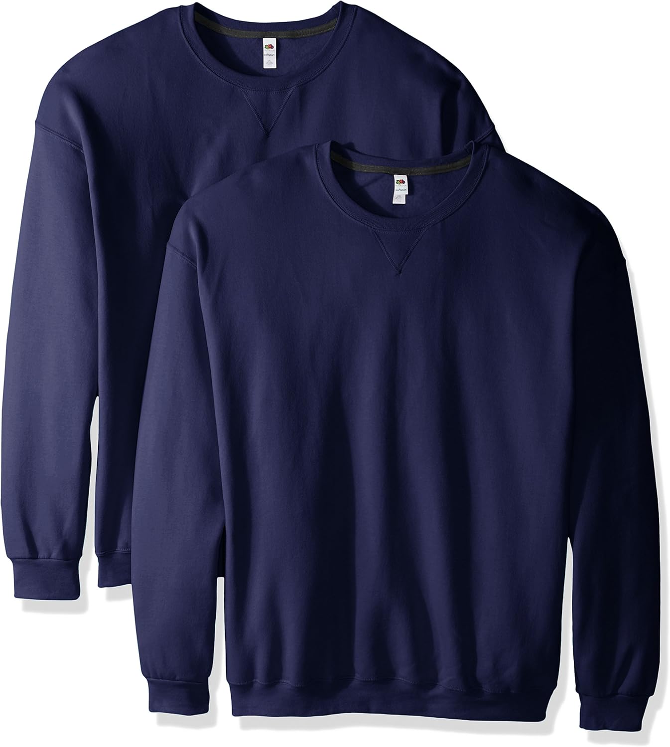 Fruit of the Loom Men's Crew Sweatshirt (2 Pack) at  Men’s Clothing store