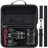 Lebakort Storage Case Compatible with Canon EOS Rebel T7 / T7i Camera