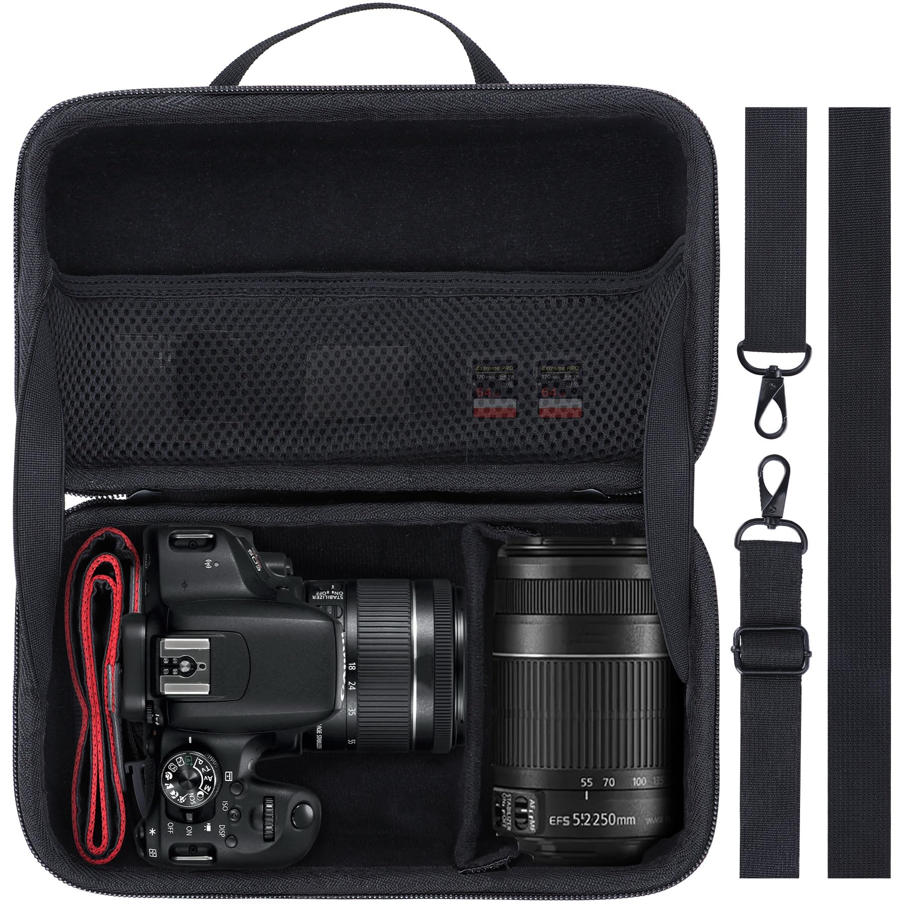 Photo 1 of Lebakort Storage Case Compatable With Canon EOS Rebel T7 / T7i Camera