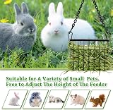S SANGLE SOPFFY Rabbit Hay Feeder 2PCS Metal Frame Wall Mount Guinea Pig view 4